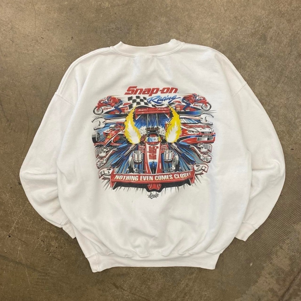 Vintage Snap-On Racing 90s Sweatshirt Crewneck Size XL